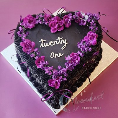 8 " Heart Cake