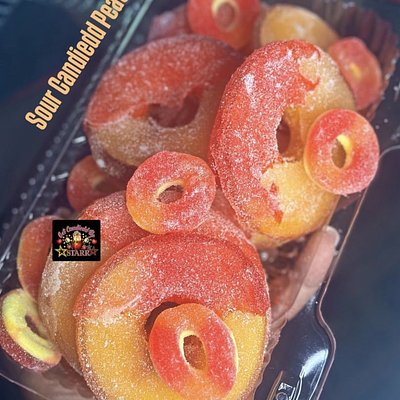 Candied Peach Rings 