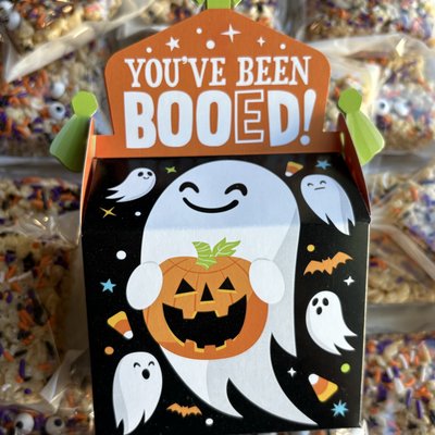 Mini BOO Box - 4 CT Brown Butter Rice Krispie Treats