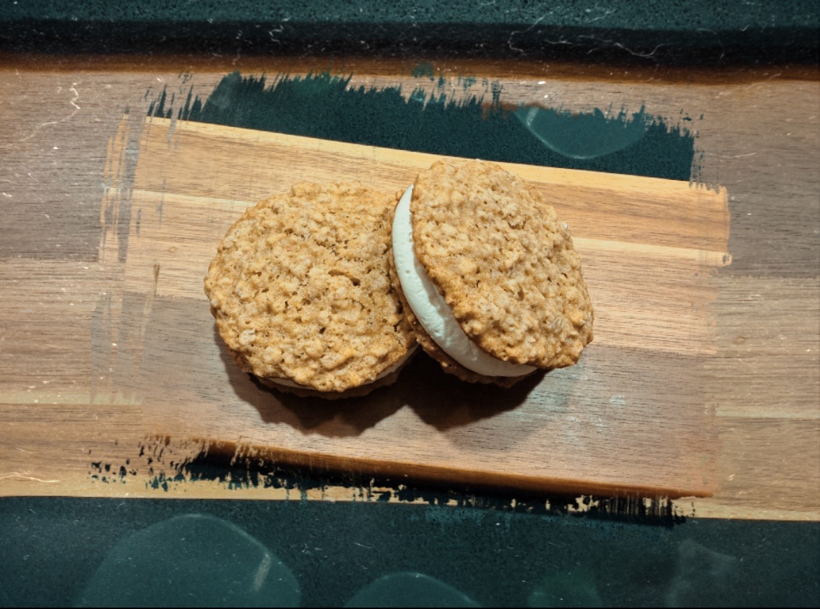 Sourdough Oatmeal Cream Cookie
