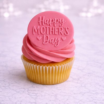 Custom Mother's Day Fondant Cupcakes