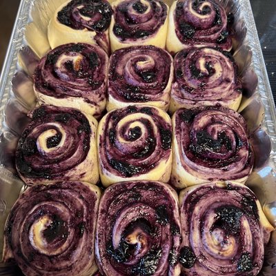 Sourdough Blueberry Rolls (individual) 