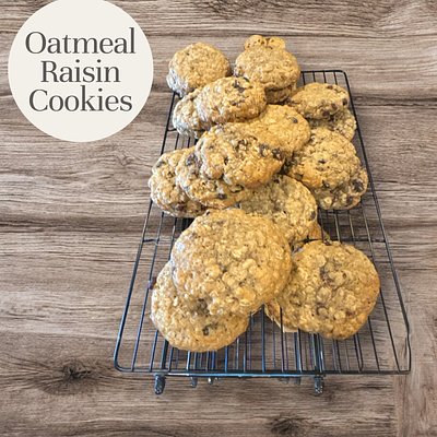 Oatmeal Raisin cookies-6 Pack
