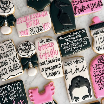 Schitt’s Creek Baby Sprinkle Cookies