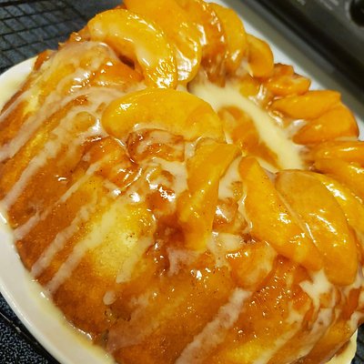 Peach Cobbler Pound Cake