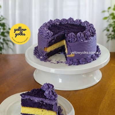 Ube de Leche Cake 