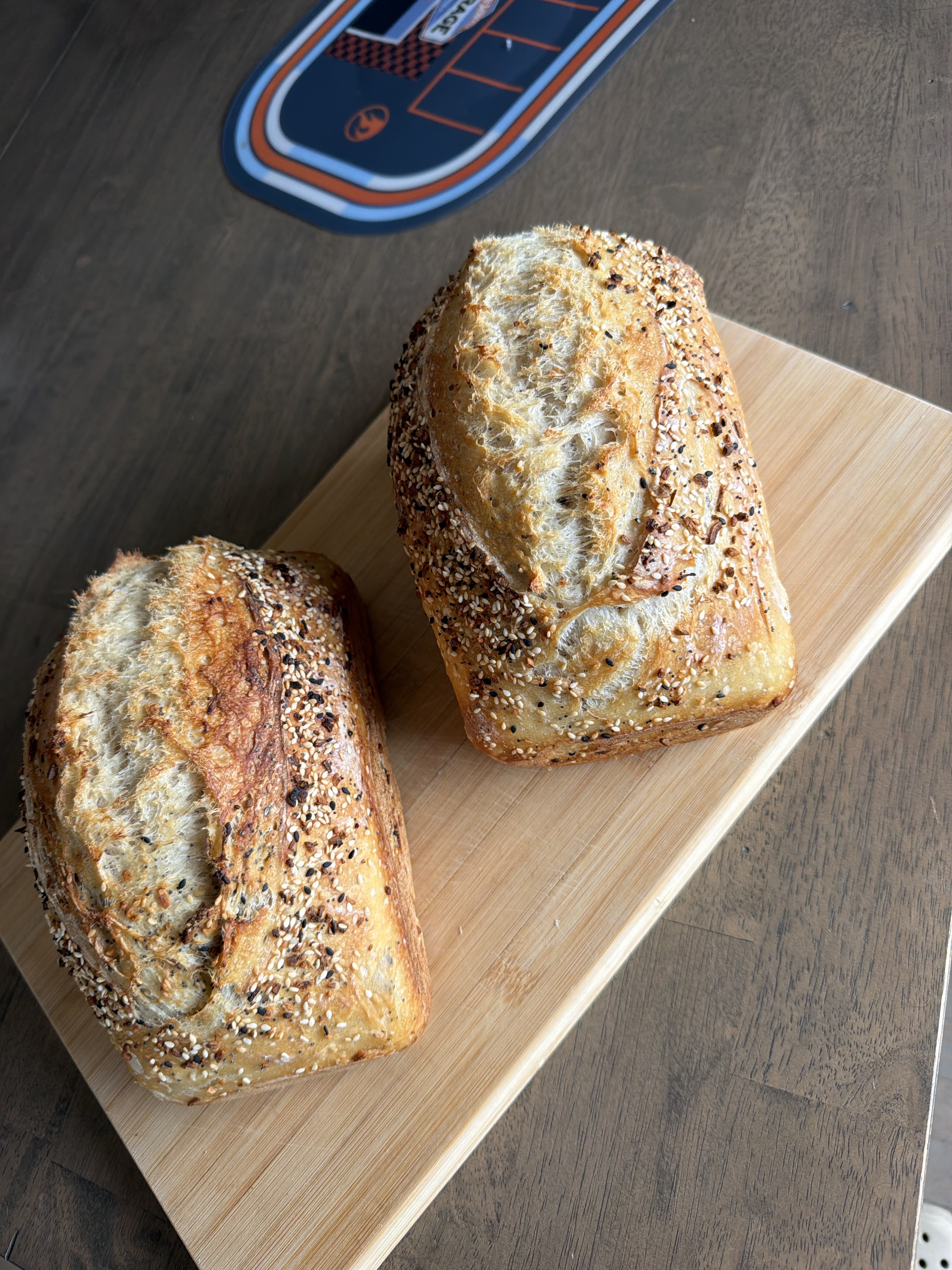 Sourdough Sandwich Bread (Everything Seasoning)