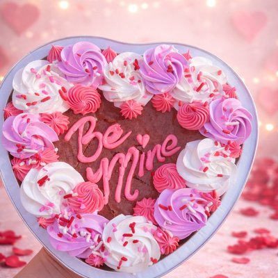 Heart Brownies 