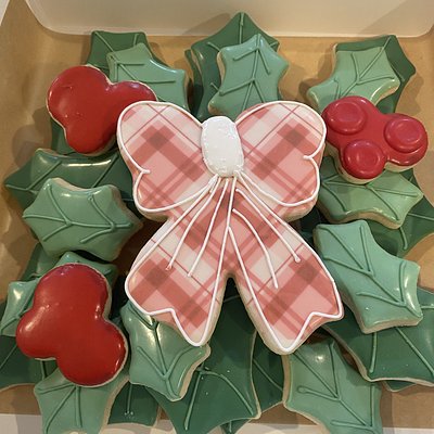 Christmas Holly Wreath