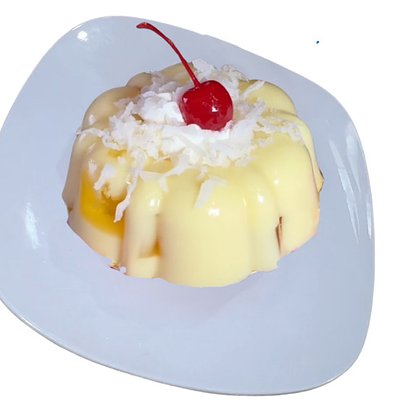 Gelatina de Mosaico Piña Colada Individual