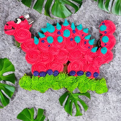 Dinosaur Cupcake Cake