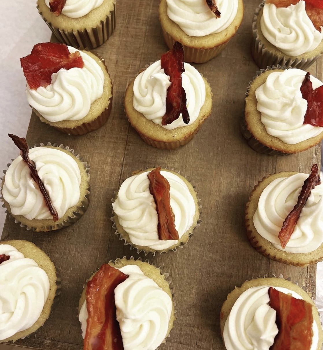 Maple Bacon Cupcakes 