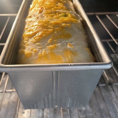 Cheesy Sourdough Bread Loaf (with Or Without jalapeños)