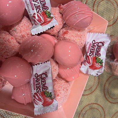 Strawberry Cream Grapes