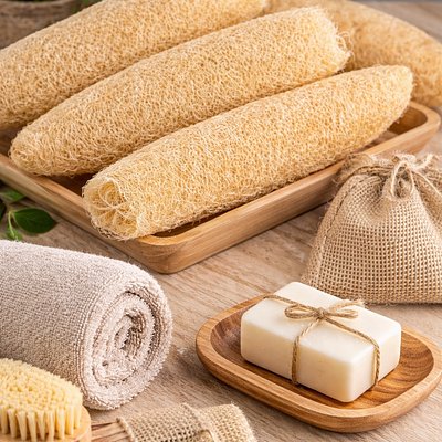 Natural Luffa Sponges – Plastic-Free & Versatile