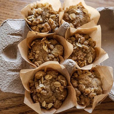 Dozen Mini Brown Sugar Banana Crumb Muffins