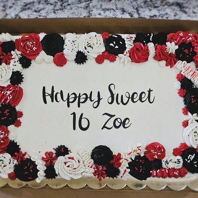 1/2 Sheet Cake