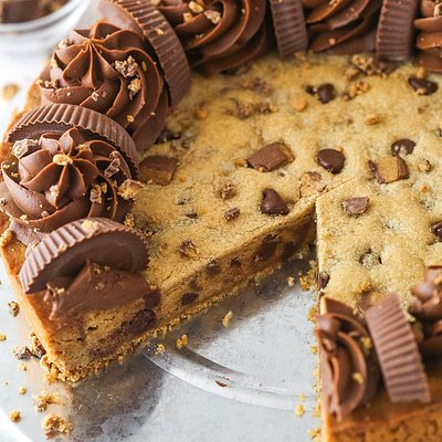 Reese's Cup Cookie Cake