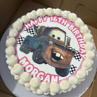 1 Layer 8 Inch Circle Cake