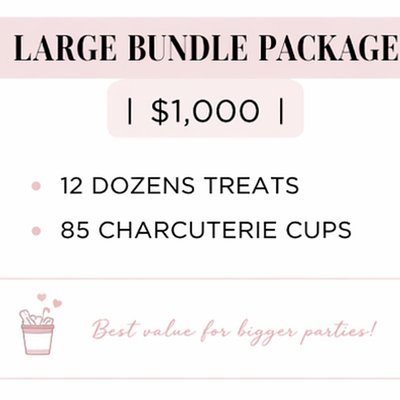 Large Bundle sweets + charcuterie 