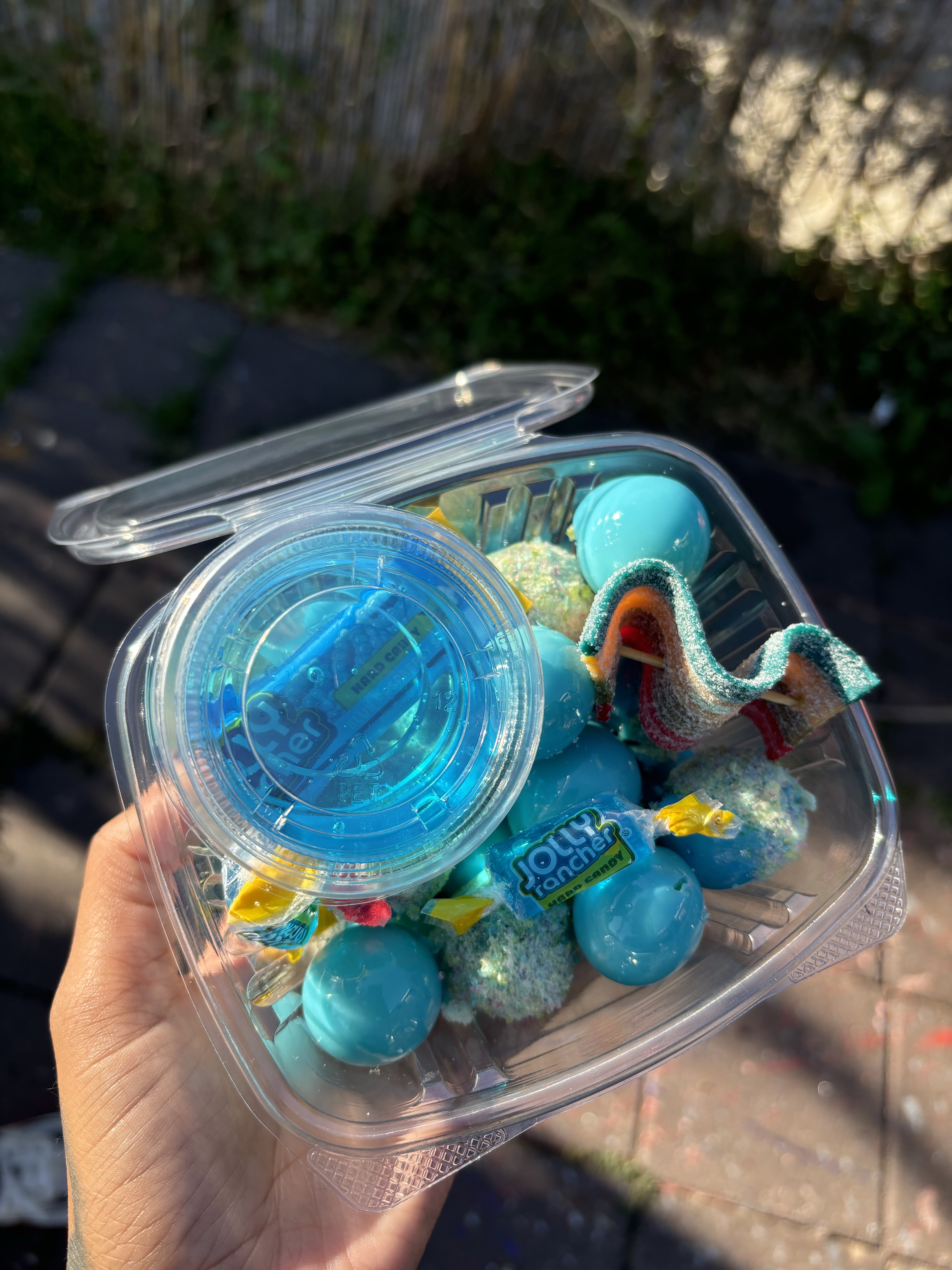 Blue jolly Rancher Grapes