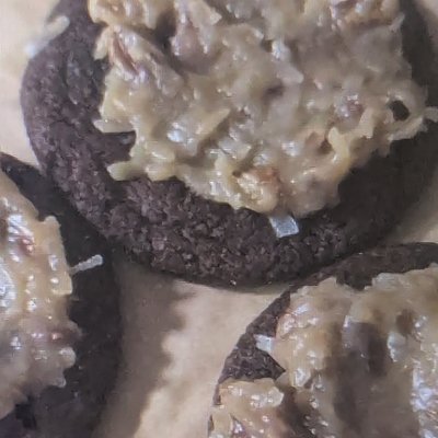 German Chocolate Cookies (Standard Size)  Pack Of 6
