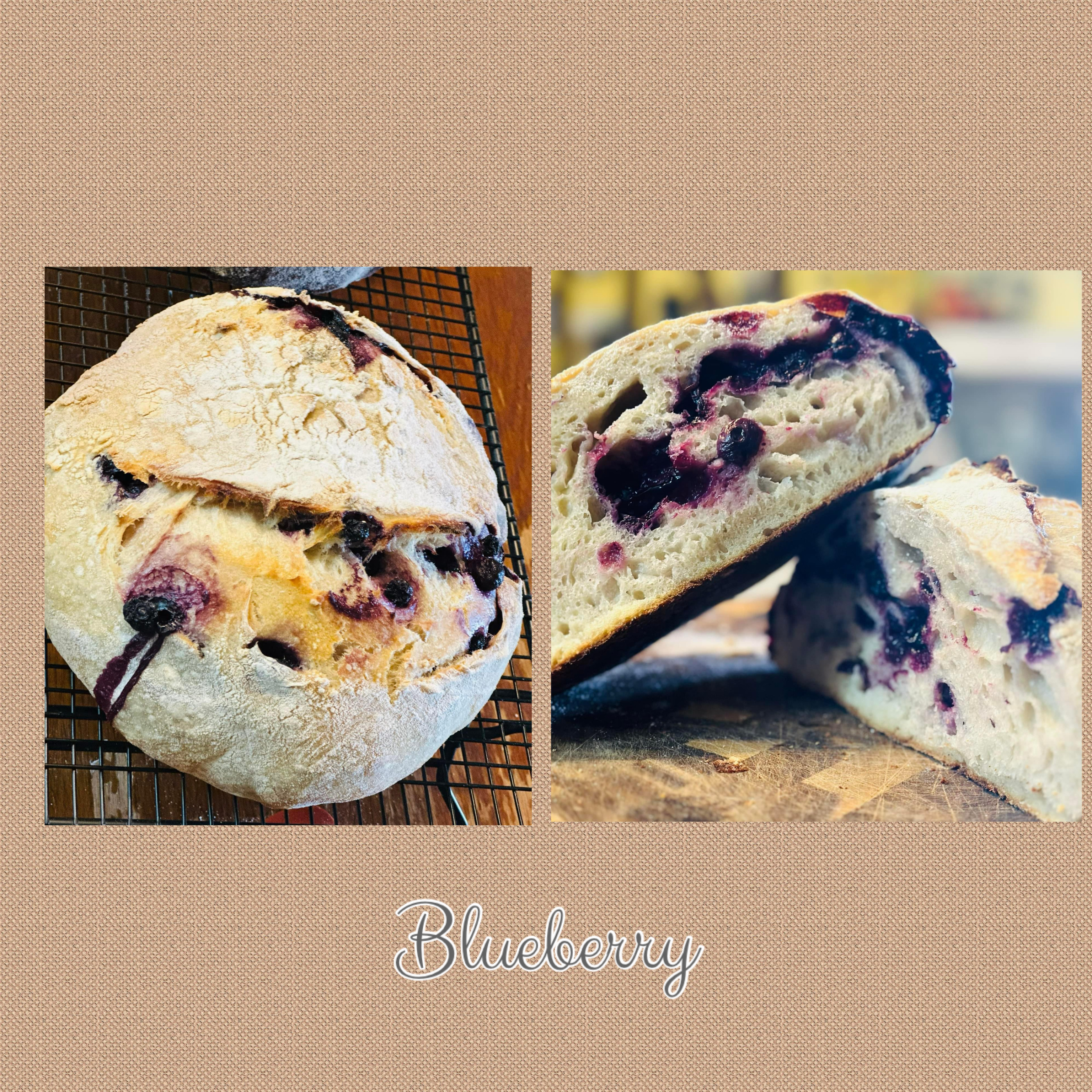 Blueberry Sourdough Loaf