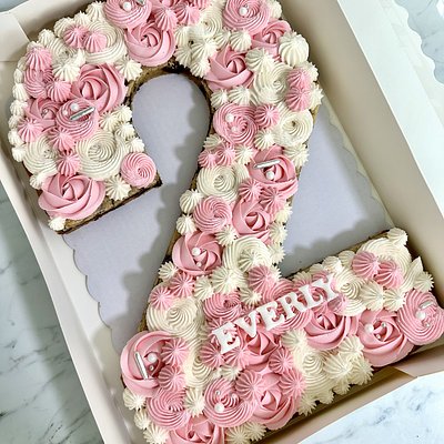 XL Number/Letter Cake- Two Layers 
