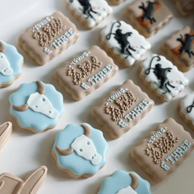 Mini Decorated Chocolate Chip Cookies