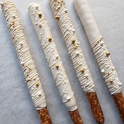 Dipped Pretzel Rods