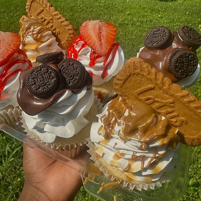 Variety Muffin Sized Gourmet Cupcakes (6ct)🧁🍪🍓🍫