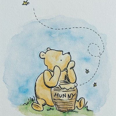 Winnie The Pooh Classic 4 Count Cookie Gift Box For Parent(s) To Be