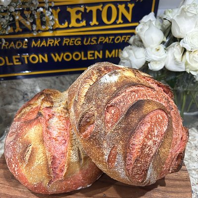 Small-Strawberry Cheesecake Sourdough Loaf