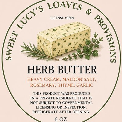 Garlic Herb Butter 6oz