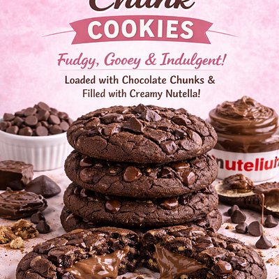 DOUBLE CHOCOLATE COOKIES