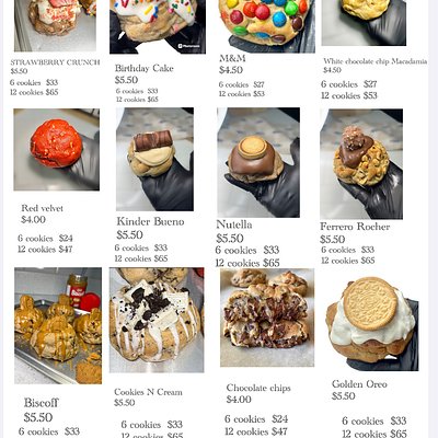 12 Pack Specialty Cookie box 