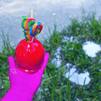 Carnival Style Candy Apple