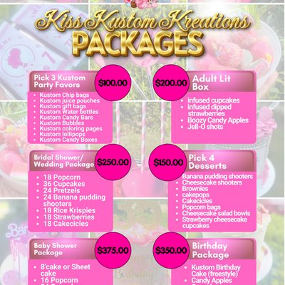 Pick 4 Desserts