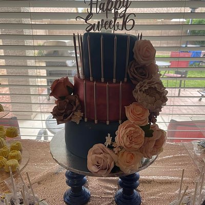 3 Tier Fondant Cake