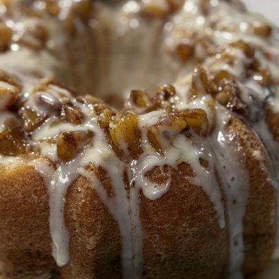 Peach Cobbler Pound Cake 