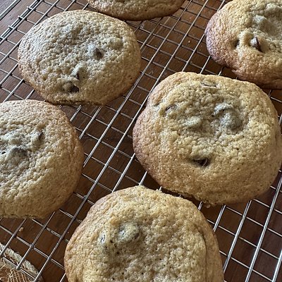 Chocolate Chip Cookies with Dark Chocolate Chips 