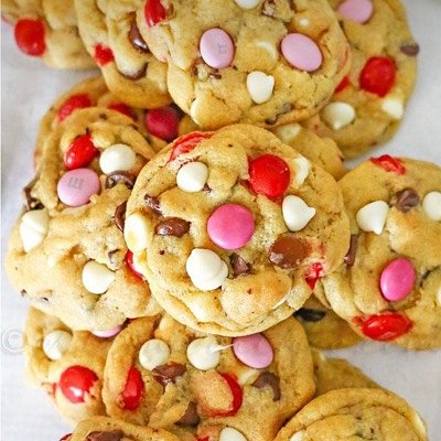 Valentines M&M’s Cookies/dozen 
