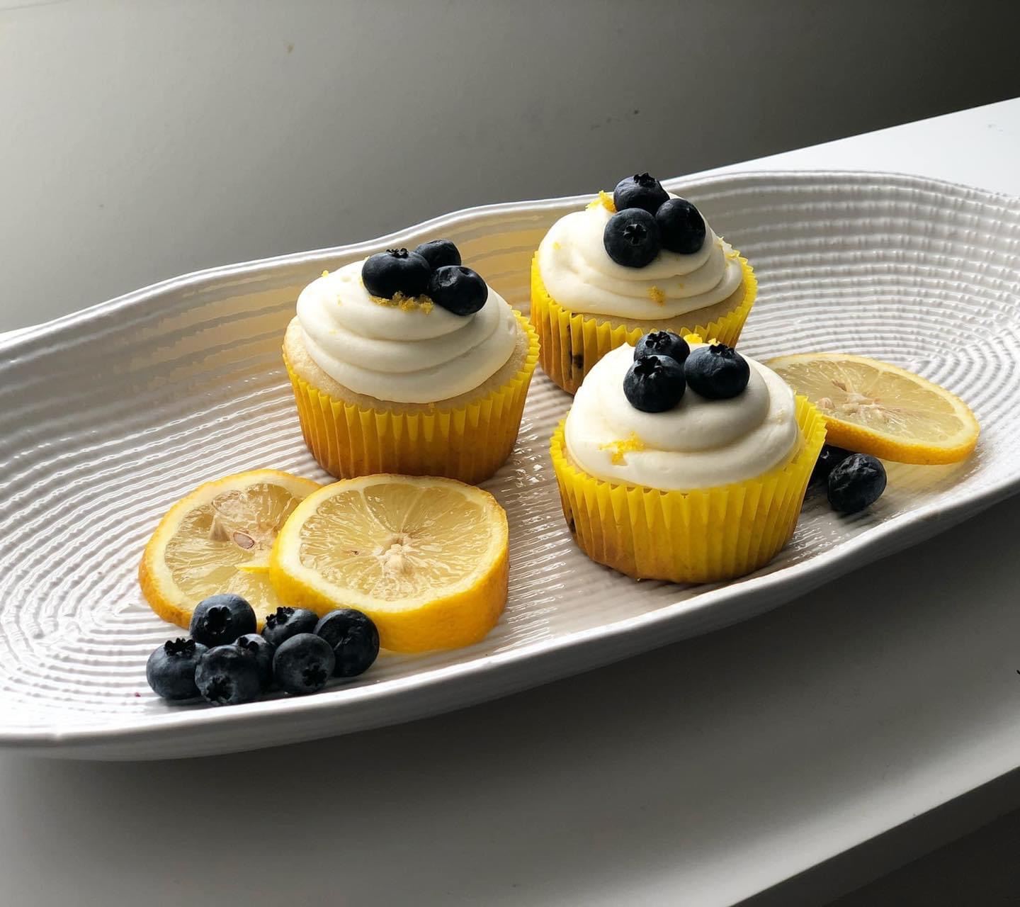 Lemon Blueberry Cupcakes