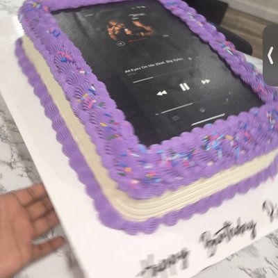 Custom Sheet Cake