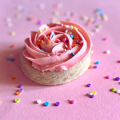 Frosted Sugar Cookies In
