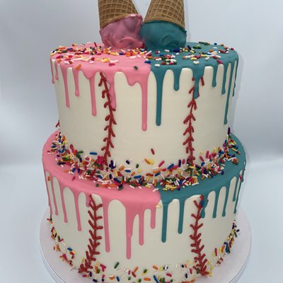 8” and 10” Tiered Cake 