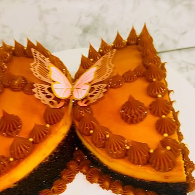 Chocoflan De Mariposa 