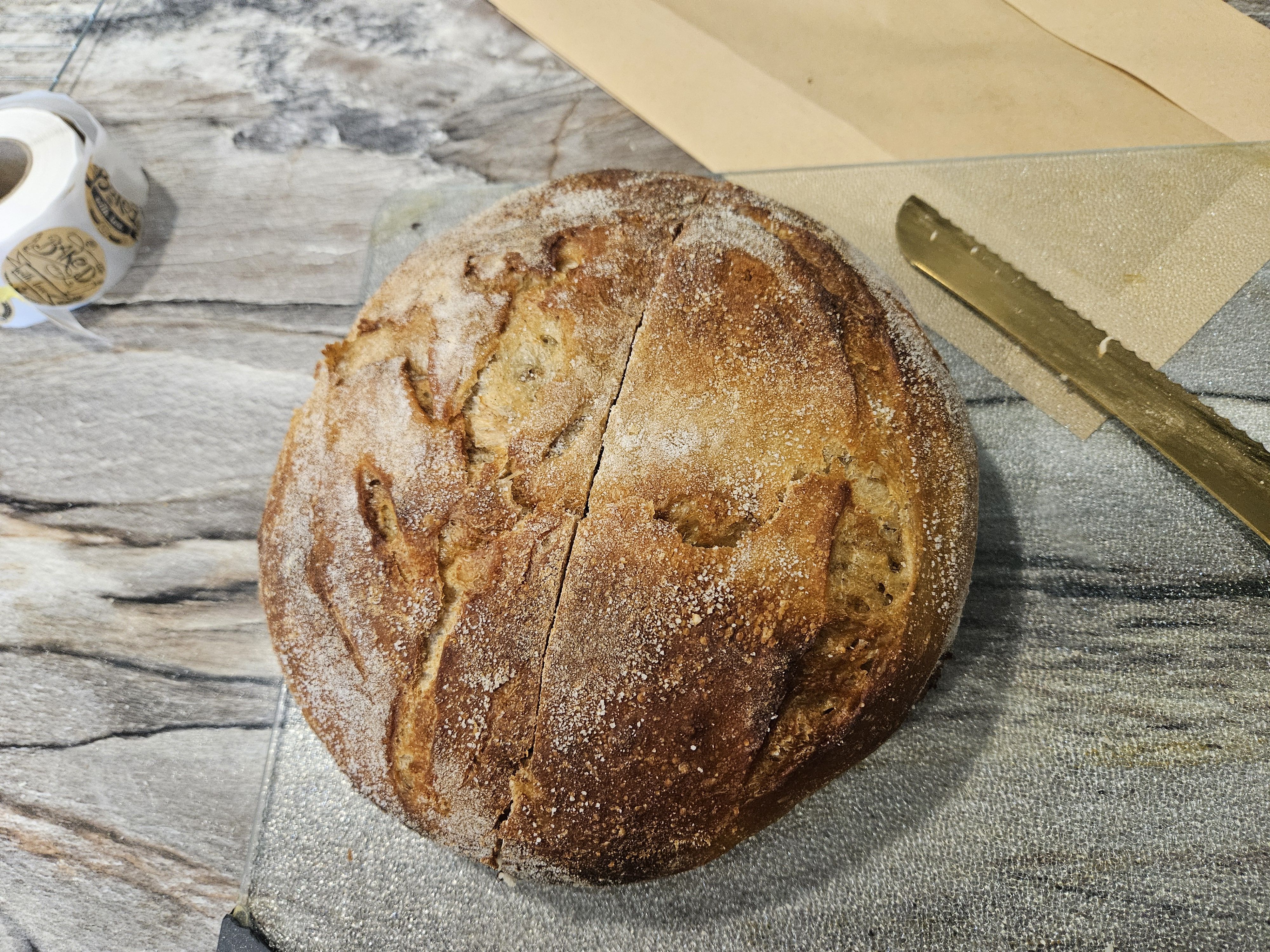 Cinnamon Brown Sugar Sourdough Bread Bule