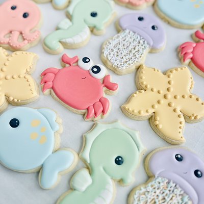 Detailed Decorated Sugar Cookies