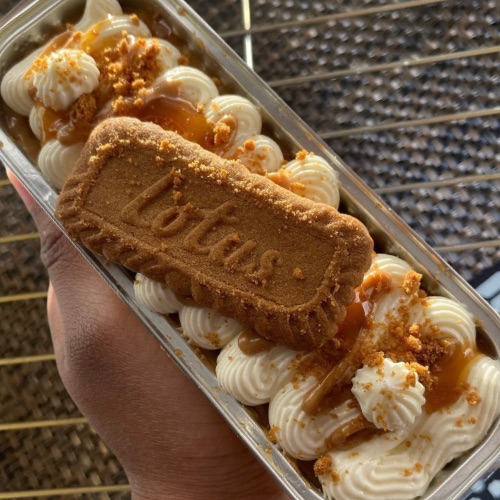 Cookie Butter Mini Loaf Cake